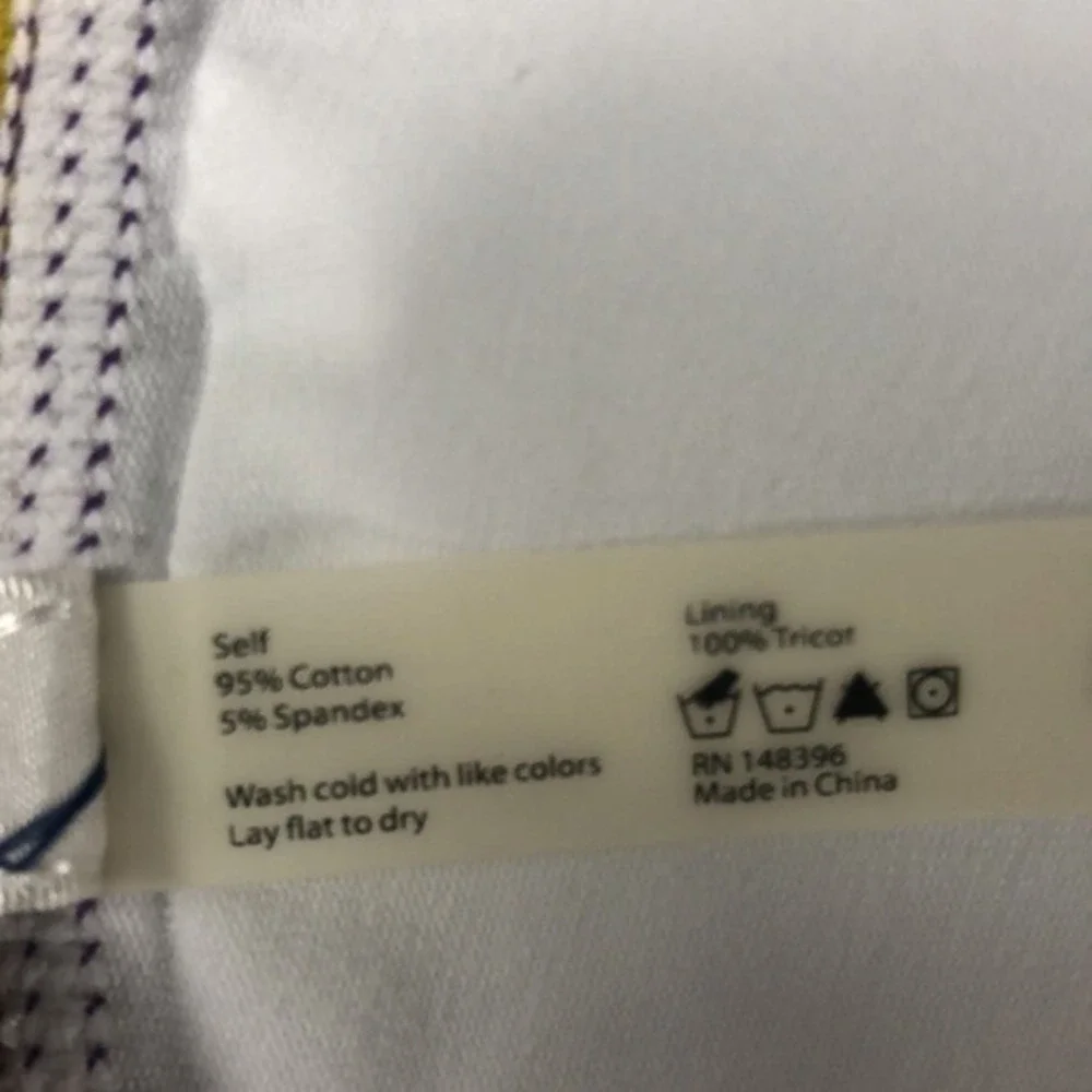 NUYU LSU Tigers Louisiana State University White Purple Boyshort Underwear Small